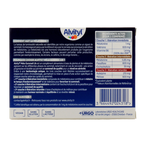Méla-Sommeil LIB 30 comprimés