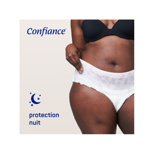 Lady Sous-Vêtements Absorbants 6 Gouttes - 7 Protections Nuit - L