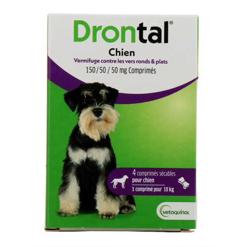 Chien Vermifuge 4 Comprimés