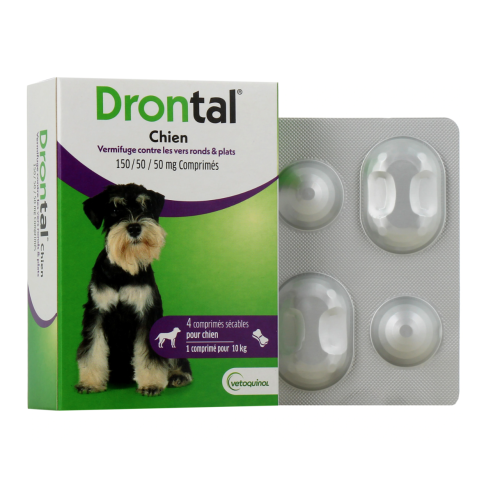 Chien Vermifuge 4 Comprimés