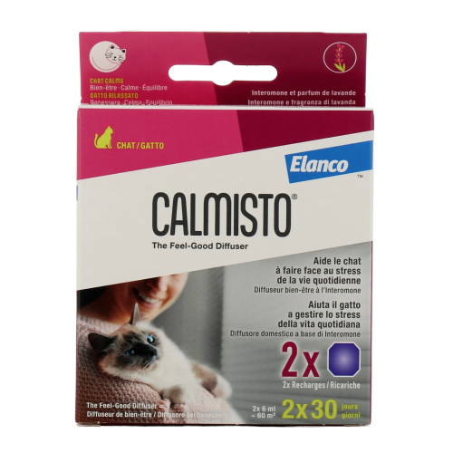 CALMISTO Recharge Diffuseur Anti-Stress pour Chats 2 x 6 ml CALMISTO Recharge Diffuseur Anti-Stress pour Chats 2 x 6 ml