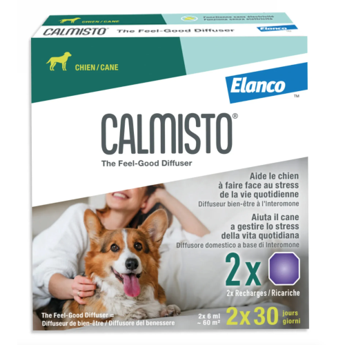 CALMISTO Recharge Diffuseur Anti-Stress pour Chiens 2 x 6 ml