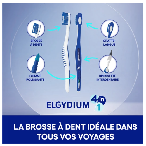 Brosse à dents 4 en 1 Souple 1 kit