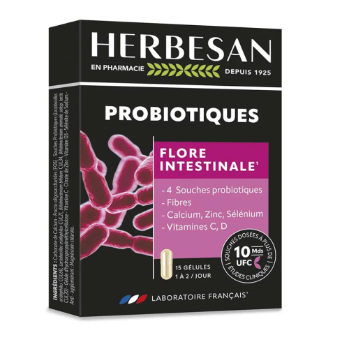 Probiotiques Flore Intestinale 15 Gélules