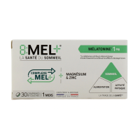 8Mel+ Mélatonine 1 mg 30 comprimés