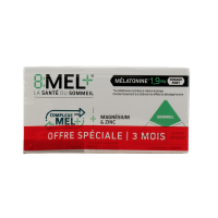 8Mel+ Mélatonine 1,9 mg 90 Comprimés