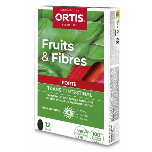 Fruits & Fibres Forte Transit Intestinal 12 Comprimés
