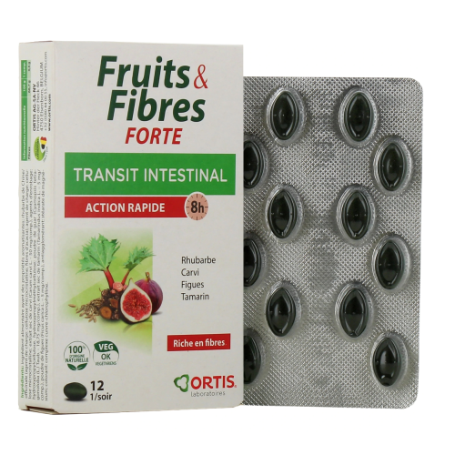 Fruits & Fibres Forte Transit Intestinal 12 Comprimés