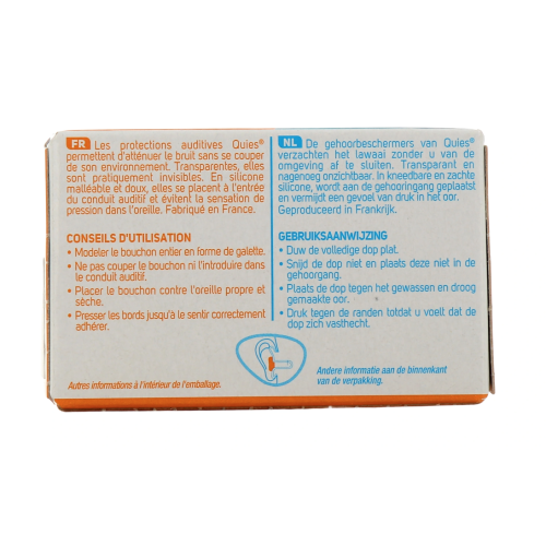 Protection Auditive Silicone Anti-Bruit 3 Paires