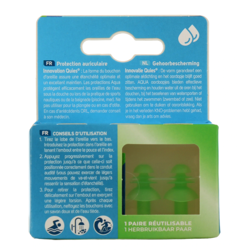 Aquaplug Protection Auditive spécial Natation 1 paire