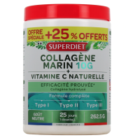 Collagène Marin + Vitamine C Naturelle 262,5 g (25% Offerts)