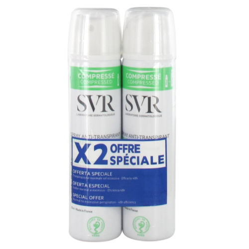 Spirial Déodorant Anti-Transpirant Spray 2 x 75 ml