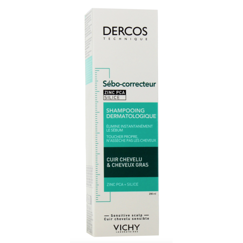 Dercos Shampooing Sébo-Correcteur 200 ml