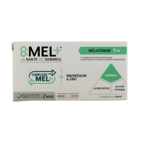 8Mel+ Mélatonine 1 mg 60 comprimés