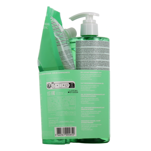 Spirial Déo douche Gel lavant déodorant 400 ml + Eco-recharge 400 ml