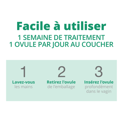 Ovules Vaginaux Traitement Vaginose Triple Effet 7 Ovules Vaginaux