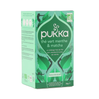 Tisane Thé vert menthe & matcha biologique 20 sachets
