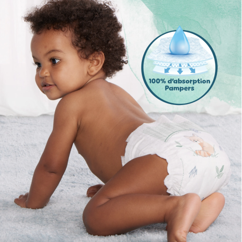 HARMONIE Couches Bébé Taille 5 - De 11 à 16 kg Maxi Pack, 70 Couches