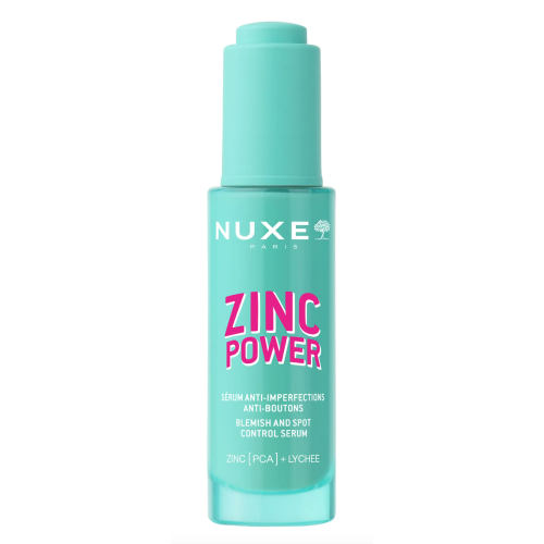 ZINC POWER Sérum Anti-Imperfections Anti-Boutons 30 ml + Fluide Matifiant Réducteur de Pores 15 ml Offert