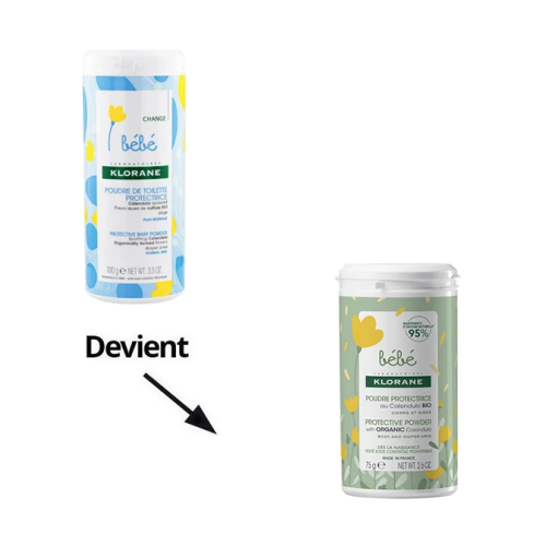 Bébé Poudre de Toilette Protectrice 75 g