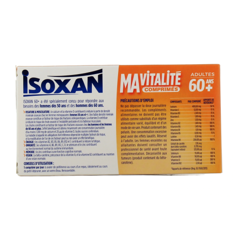 Vitalité 60+ 30 comprimés