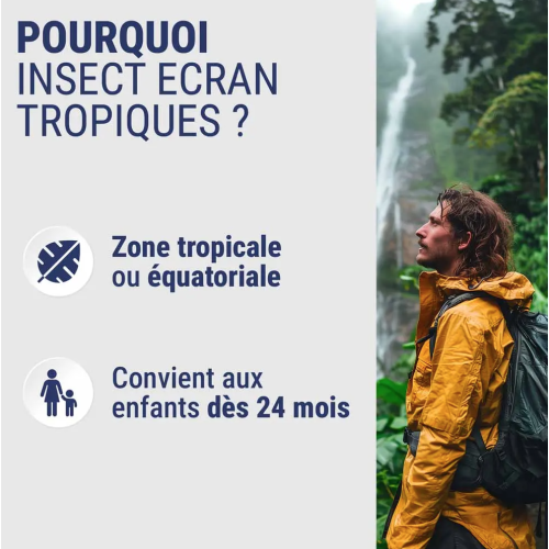 Anti-Moustiques Spray Répulsif Peau Spécial Tropiques 75 ml
