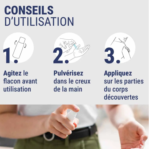 Anti-Moustiques Spray Répulsif Peau Spécial Tropiques 75 ml