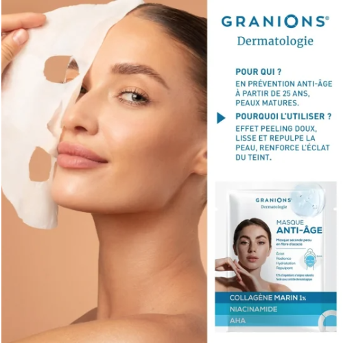 Masque éclat seconde peau anti-âge 1 Masque