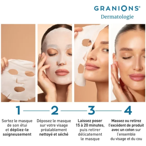 Masque éclat seconde peau anti-âge 1 Masque