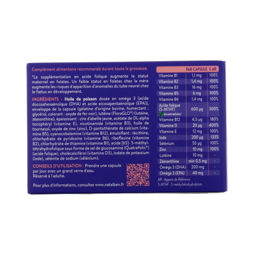 Natalben Grossesse 30 Capsules