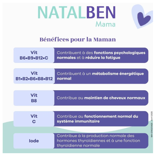 Natalben Mama Allaitement 60 capsules