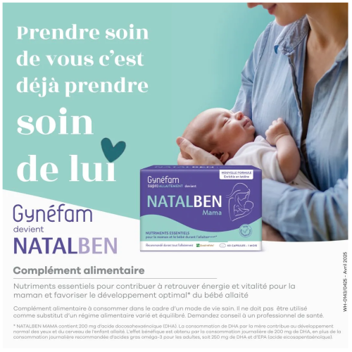 Natalben Mama Allaitement 60 capsules