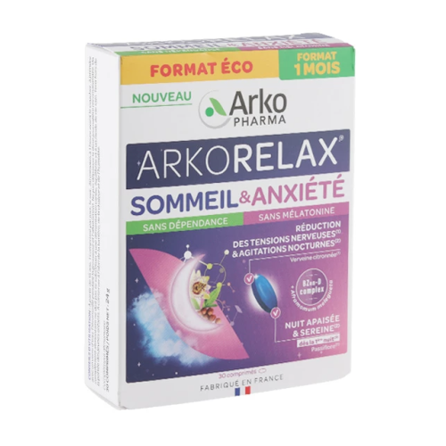 Arkorelax Sommeil et Anxiété 30 comprimés Arkorelax Sommeil et Anxiété 30 comprimés