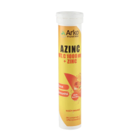 Azinc Vit C 1000 mg + Zinc 20 comprimés effervescents