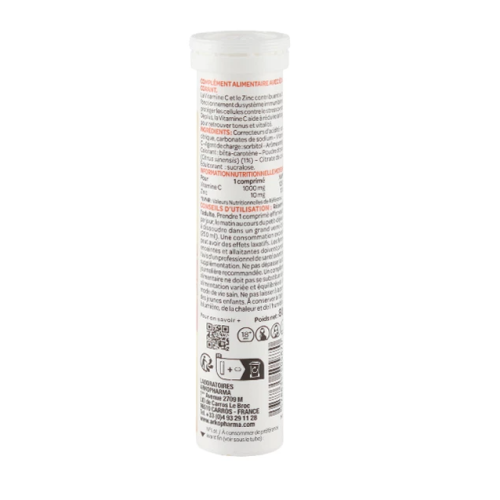 Azinc Vit C 1000 mg + Zinc 20 comprimés effervescents Azinc Vit C 1000 mg + Zinc 20 comprimés effervescents