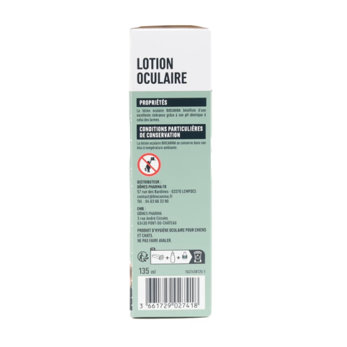 Lotion Oculaire Hygiène et Nettoyage Chiens et Chats 135 ml Lotion Oculaire Hygiène et Nettoyage Chiens et Chats 135 ml