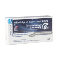 Mélatonine LP 1,9 mg 30 comprimés