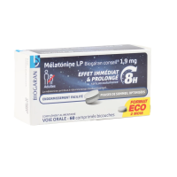 Mélatonine LP 1,9 mg 60 comprimés