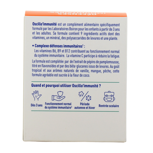 Oscillo Immunité Enfant 30 Sticks