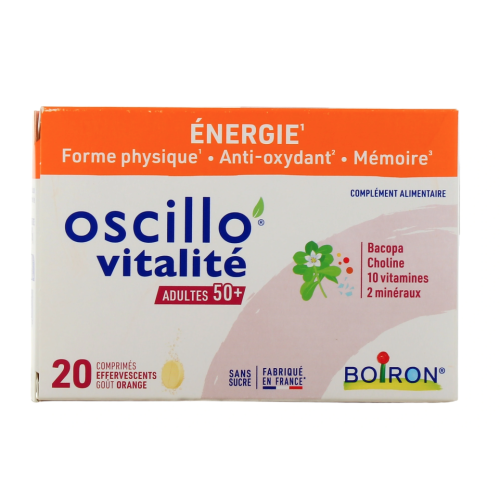 Oscillo Vitalité 50+ 20 comprimés