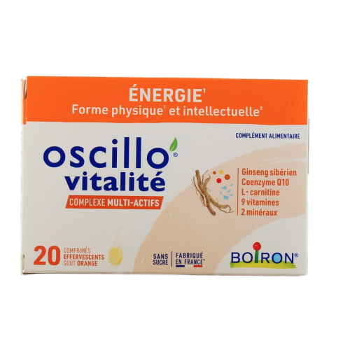Oscillo Vitalité Adulte 20 Comprimés