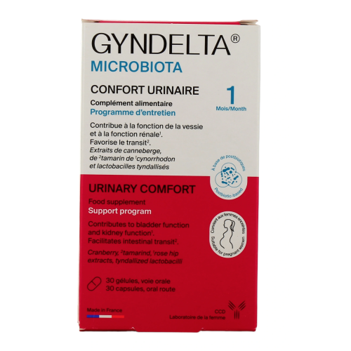 GynDelta Microbiota confort urinaire 30 gélules GynDelta Microbiota confort urinaire 30 gélules