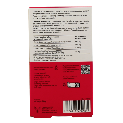 GynDelta Microbiota confort urinaire 30 gélules GynDelta Microbiota confort urinaire 30 gélules