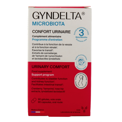 GynDelta Microbiota confort urinaire 90 gélules GynDelta Microbiota confort urinaire 90 gélules
