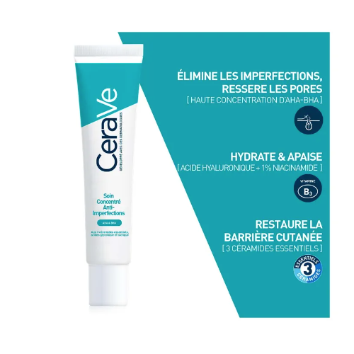 Gel Moussant Anti-Imperfections 236 ml + Soin Concentré Anti-Imperfections 40 ml Gel Moussant Anti-Imperfections 236 ml + Soin Concentré Anti-Imperfections 40 ml