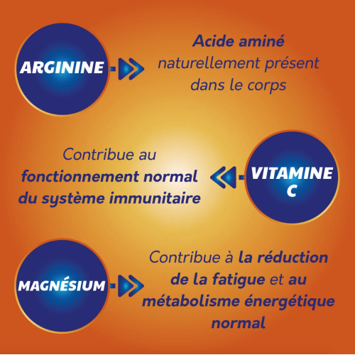 Sargenor Plus Argenine Magnésium Vitamine C 14 Comprimés Effervescents Sargenor Plus Argenine Magnésium Vitamine C 14 Comprimés Effervescents