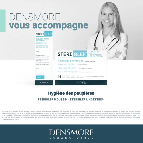 Steriblef Mousse Paupières et Cils 50 ml