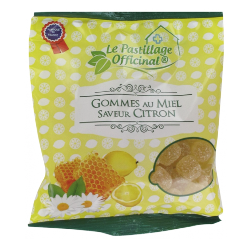 Le Pastillage Officinal Gommes au Miel Saveur Citron 100 g Le Pastillage Officinal Gommes au Miel Saveur Citron 100 g