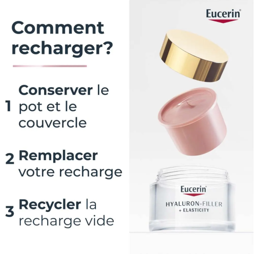 Hyaluron-Filler + Elasticity Soin de Jour Rose SPF30 Recharge 50 ml