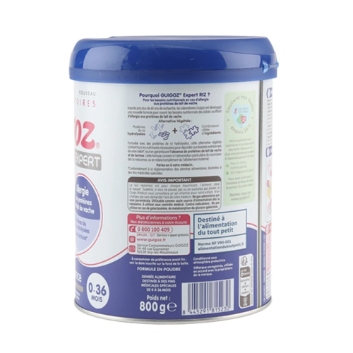 Expert riz lait 0-36 mois 800 g